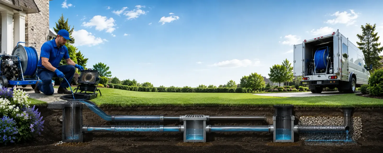 Outdoor drain cleaning information for Otis, MA